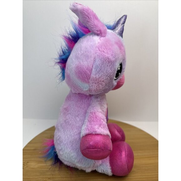 Star Belly Dream Lites Shimmering Rainbow Unicorn Stuffed Plush Night Light Up - Picture 2 of 12